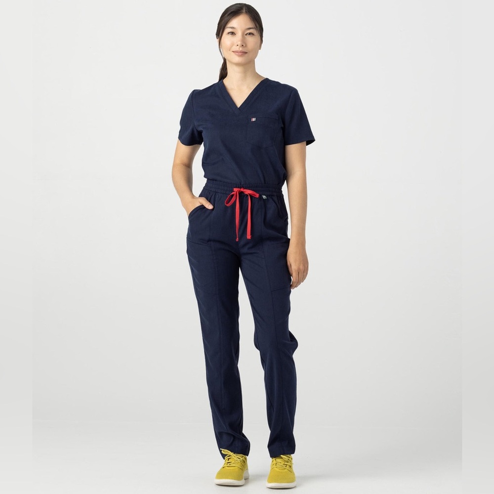 Mediclo Navy Scrub Set Top (M) & Bottom (L)